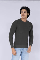 Grey full-sleeve sweatshirt
