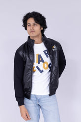 PU Leather look Black jacket