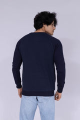 Classic dark blue full sleeve sweatshirt