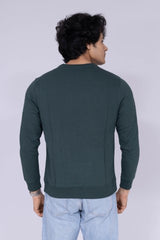 Skull Olive Green Sweatshirt