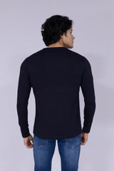 Black full sleeve bold print full sleeve T-Shirt