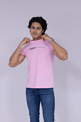 Conquer from within light pink T-shirt