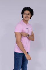 Conquer from within light pink T-shirt