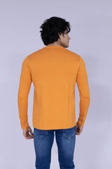 Mustard Round neck Paris & Millan T-shirt