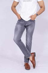 Dark Grey Narrow fit stretchable jeans