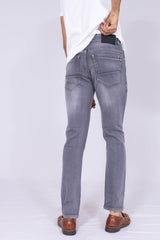 Dark Grey Narrow fit stretchable jeans