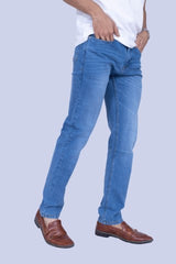 Classic Blue regular fit stretchable jeans
