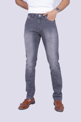 Vintage cement colour regular Fit stretchable jeans