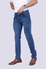 Classic dark wash Regular Fit Stretchable jeans