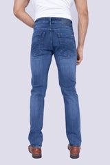 Classic dark wash Regular Fit Stretchable jeans