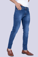 Classic Mid-wash Indigo Narrow fit Jeans