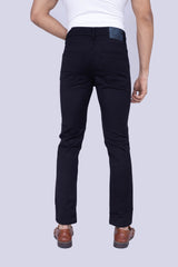 Knit Denim Jet Black Regular fit Jeans