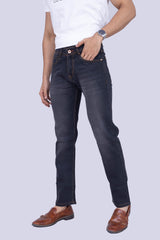 Grey Black Regular fit Jeans