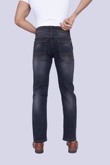 Grey Black Regular fit Jeans