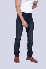 Vintage Charcoal Black Regular Fit Jeans