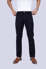 Knit Jet Black Narrow fit Jeans