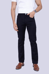 Knit Jet Black Narrow fit Jeans