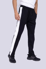 Black and White Joggers for Men