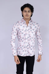 Black & Red fingerprint pattern shirt for men