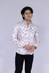 Black & Red fingerprint pattern shirt for men