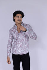 Forest feel digital print shirt for men