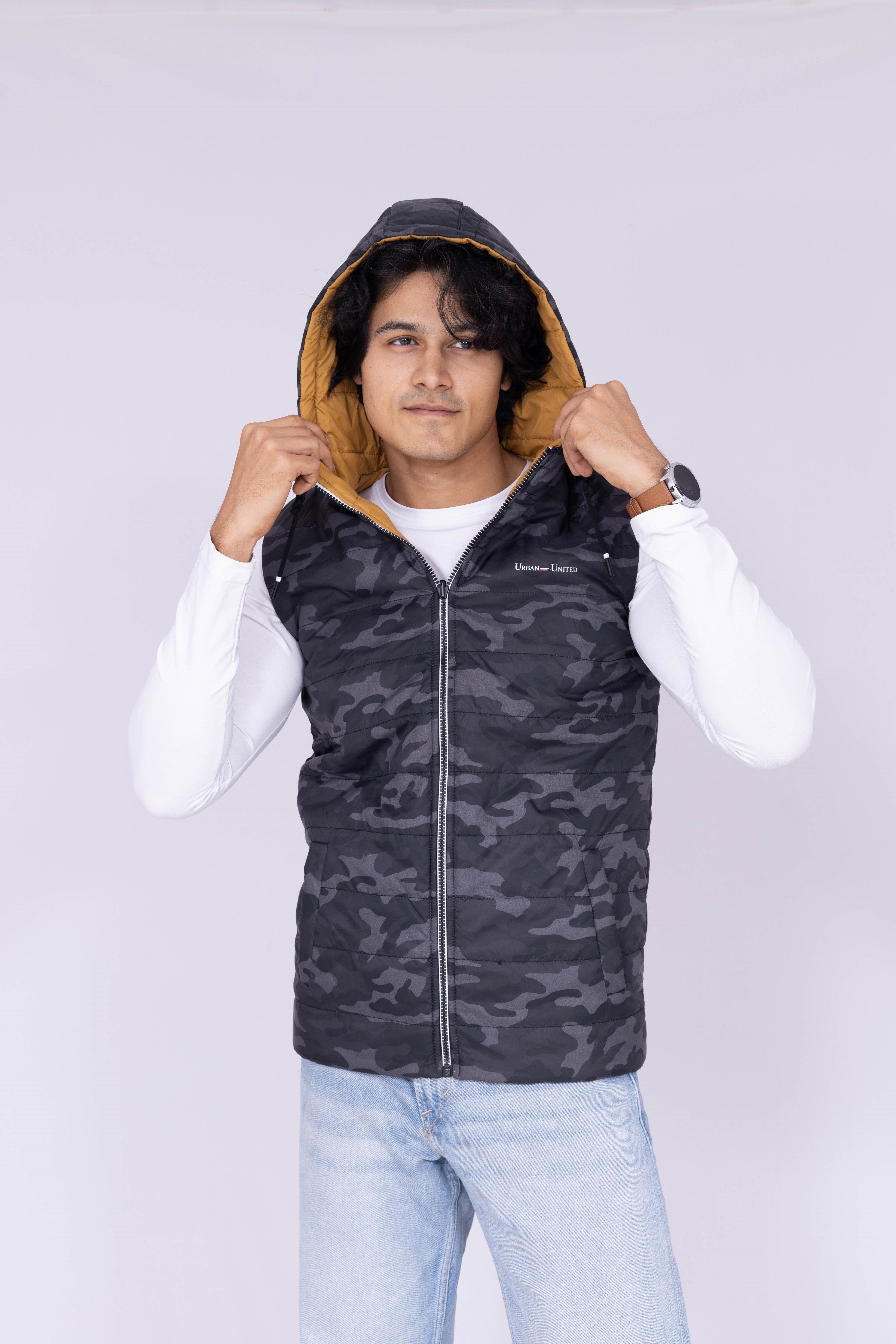 Buy QIDAI 2022 Men's Quilted Winter Vest Warm Thicken Sleeveless Puffer  Jacket with Detachable Hood Down Coat Jackets Online at desertcartINDIA