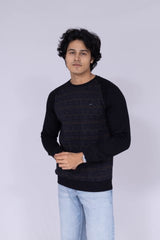 Round neck raglan sleeves sweatshirt