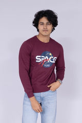 Space it out Maroon sweatshirt