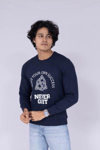 Success dark blue sweatshirt