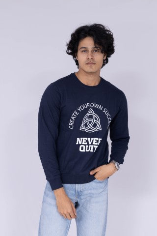 Success dark blue sweatshirt