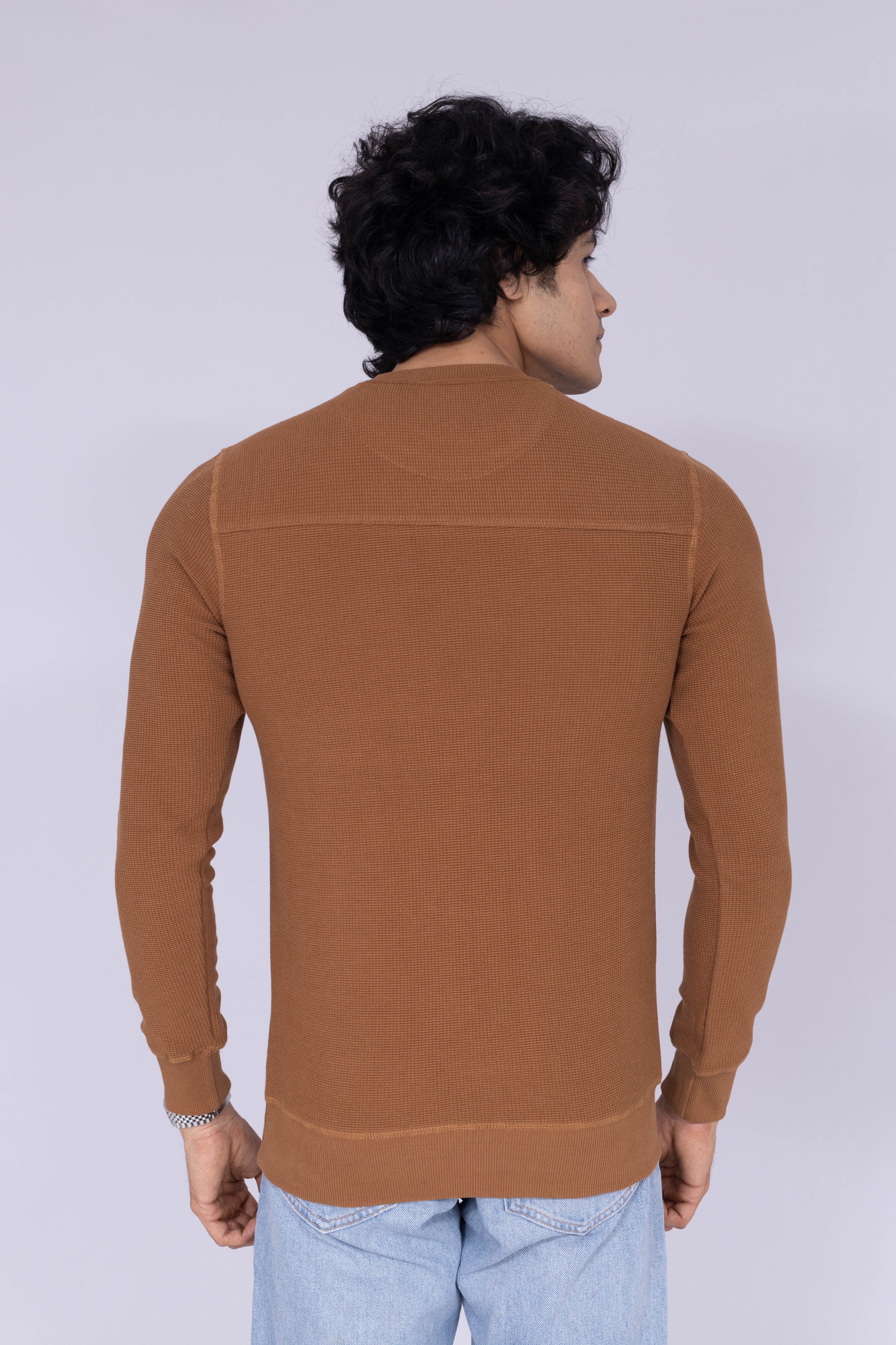 Minimal Light Brown sweatshirt