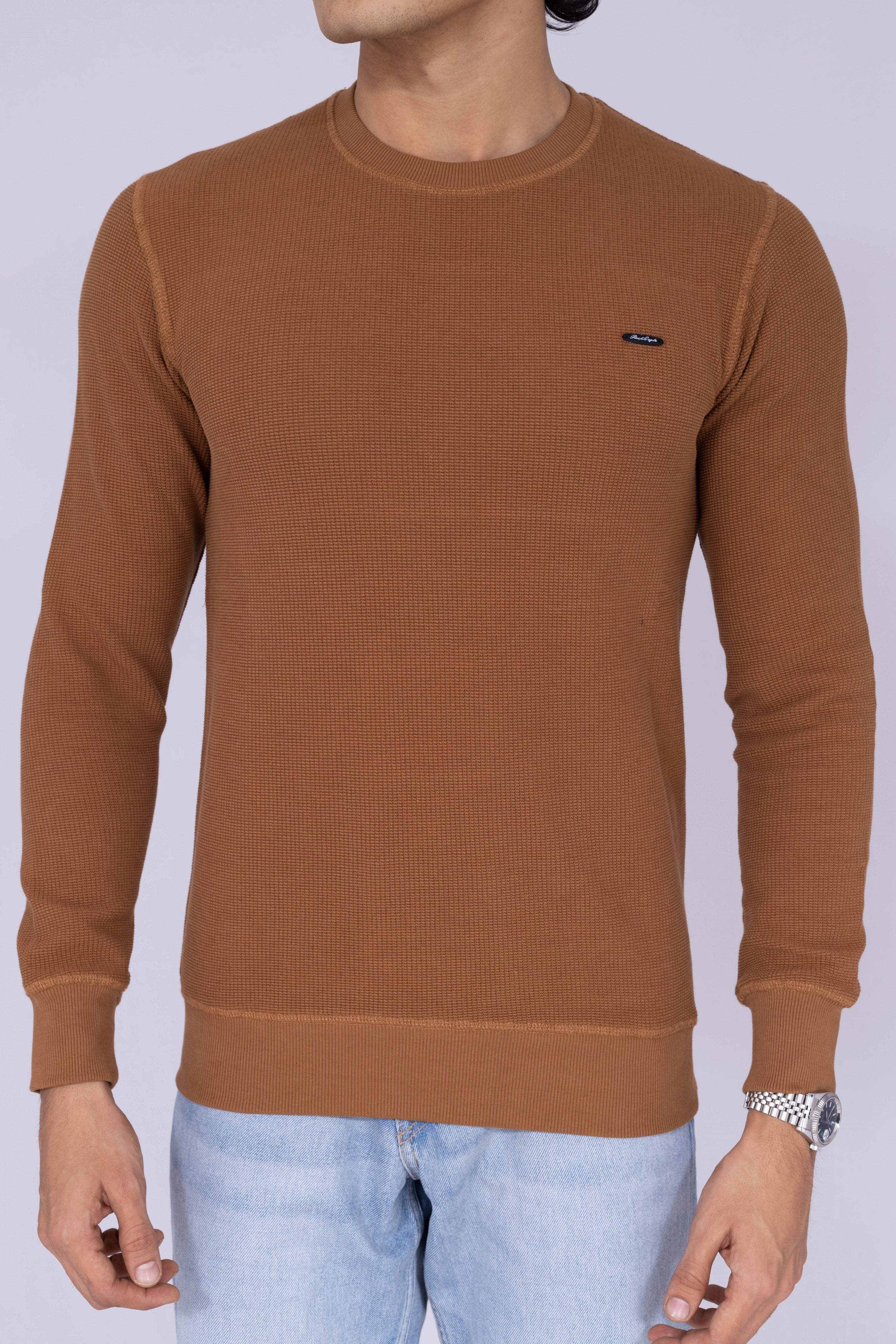 Minimal Light Brown sweatshirt