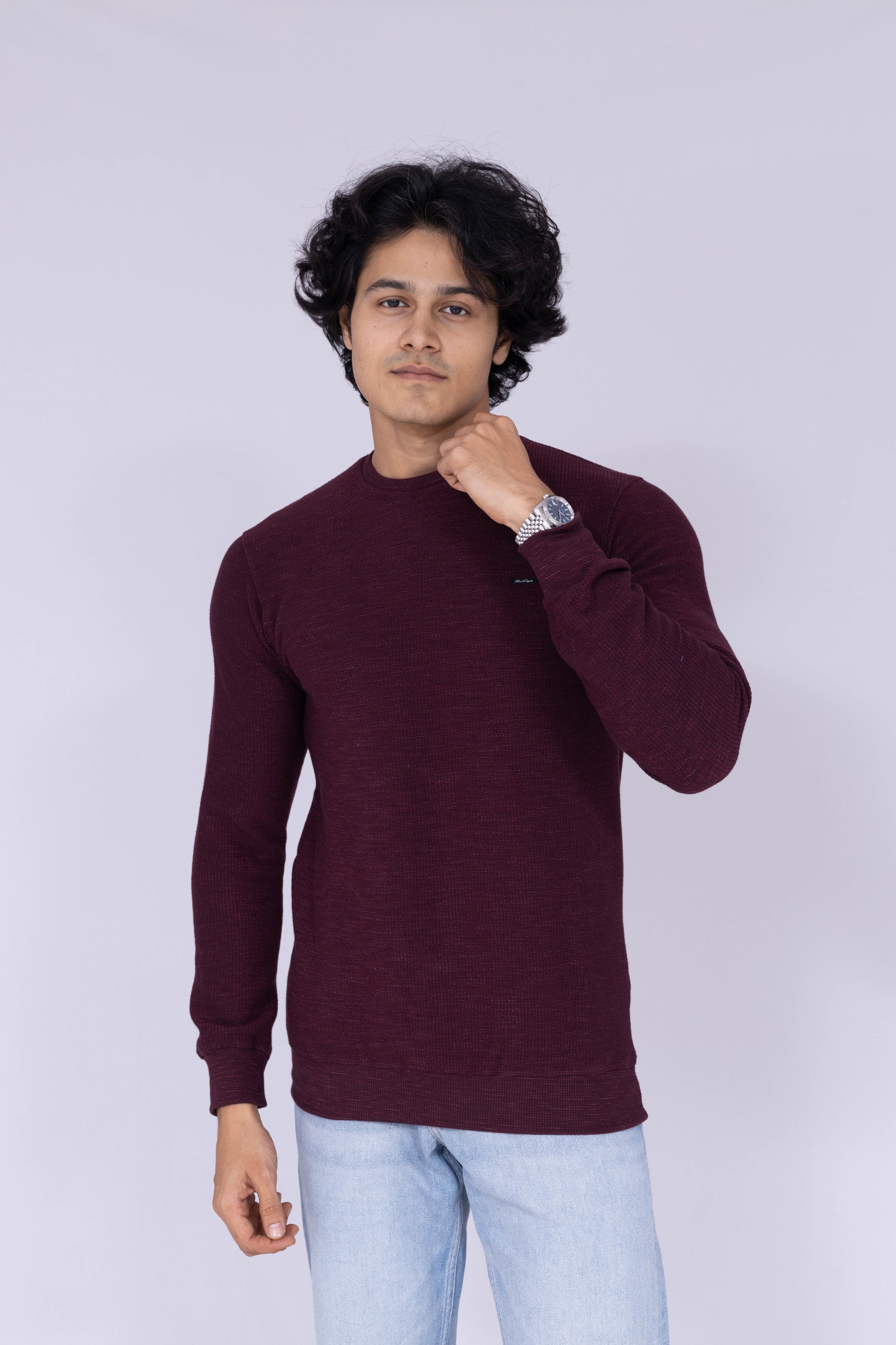 Classic rich purple sweatshirt