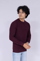 Classic rich purple sweatshirt