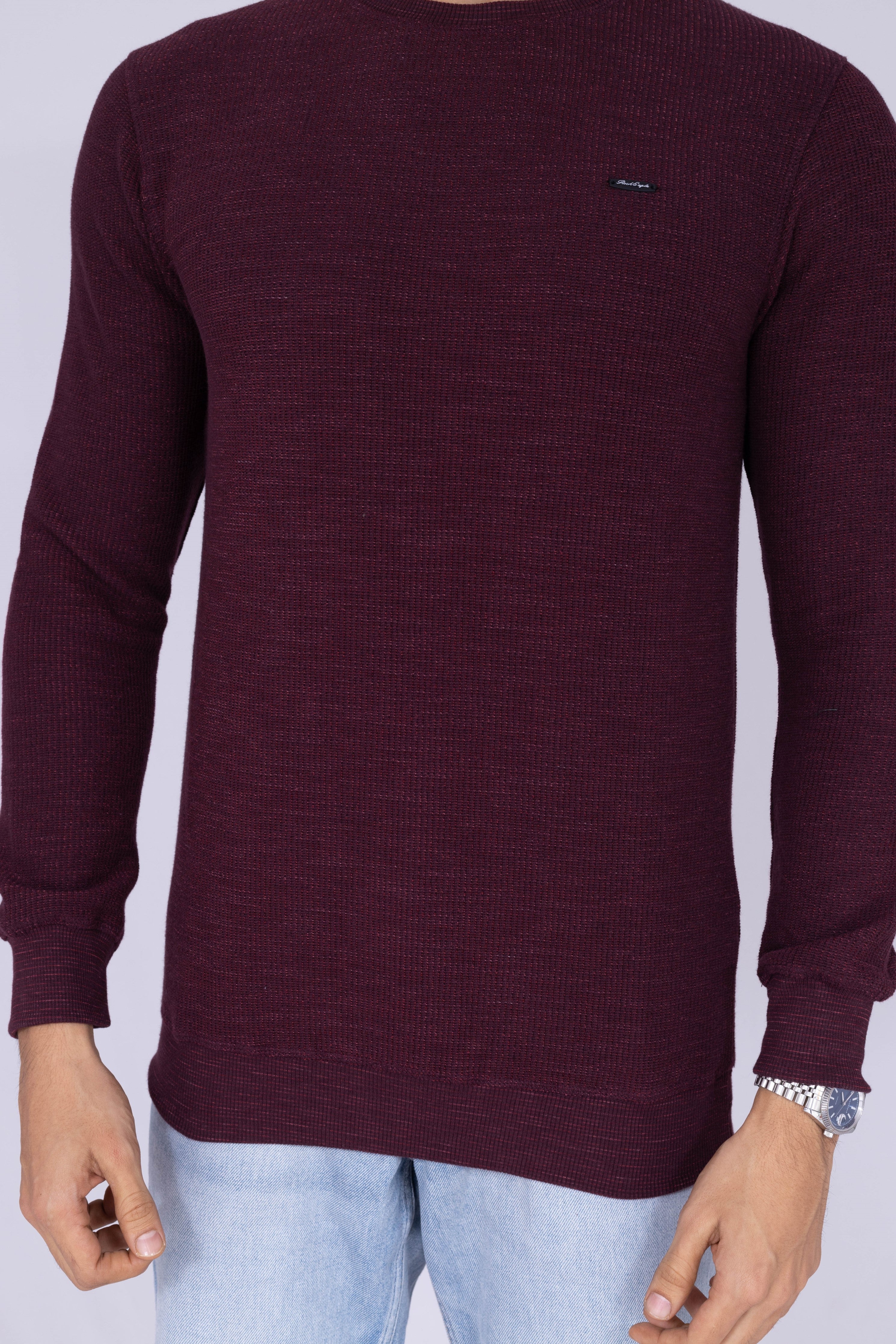 Classic rich purple sweatshirt