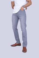 Light Grey Regular fit stretchable jeans