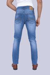 Medium wash Blue narrow fit stretch jeans
