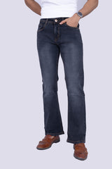 Classic Grey Black Bootcut stretchable jeans