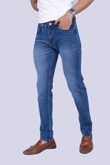 Classic Deep Blue regular fit stretchable Jeans