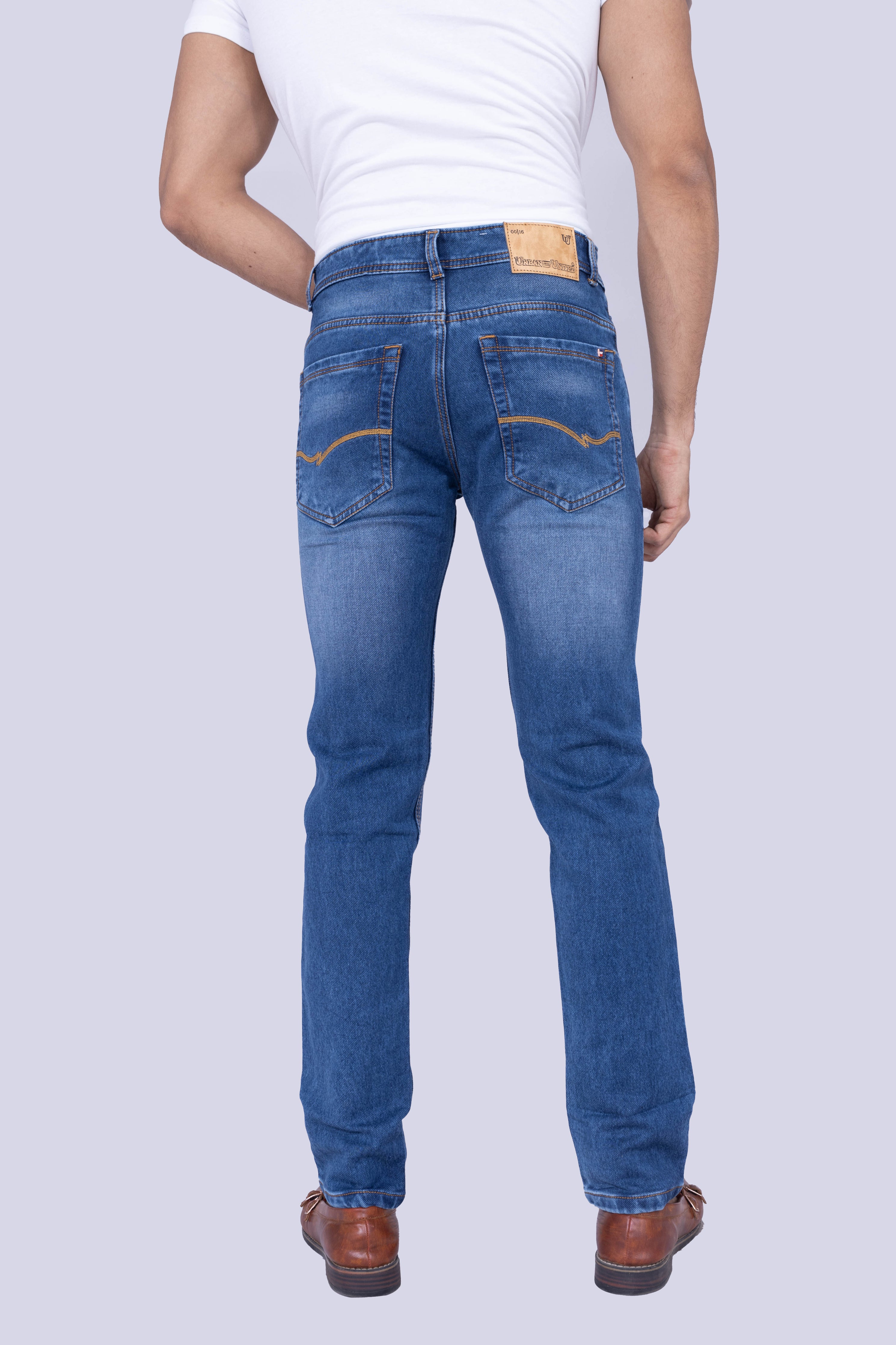 Classic Deep Blue regular fit stretchable Jeans