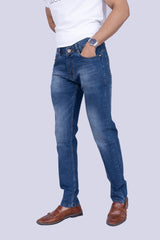 Classic Mid-Wash Indigo Regular fit Jeans