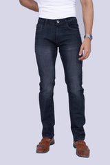 Charcoal Grey regular fit stretchable jeans