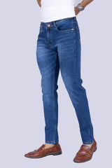 Classic Mid-wash Indigo Narrow fit Jeans