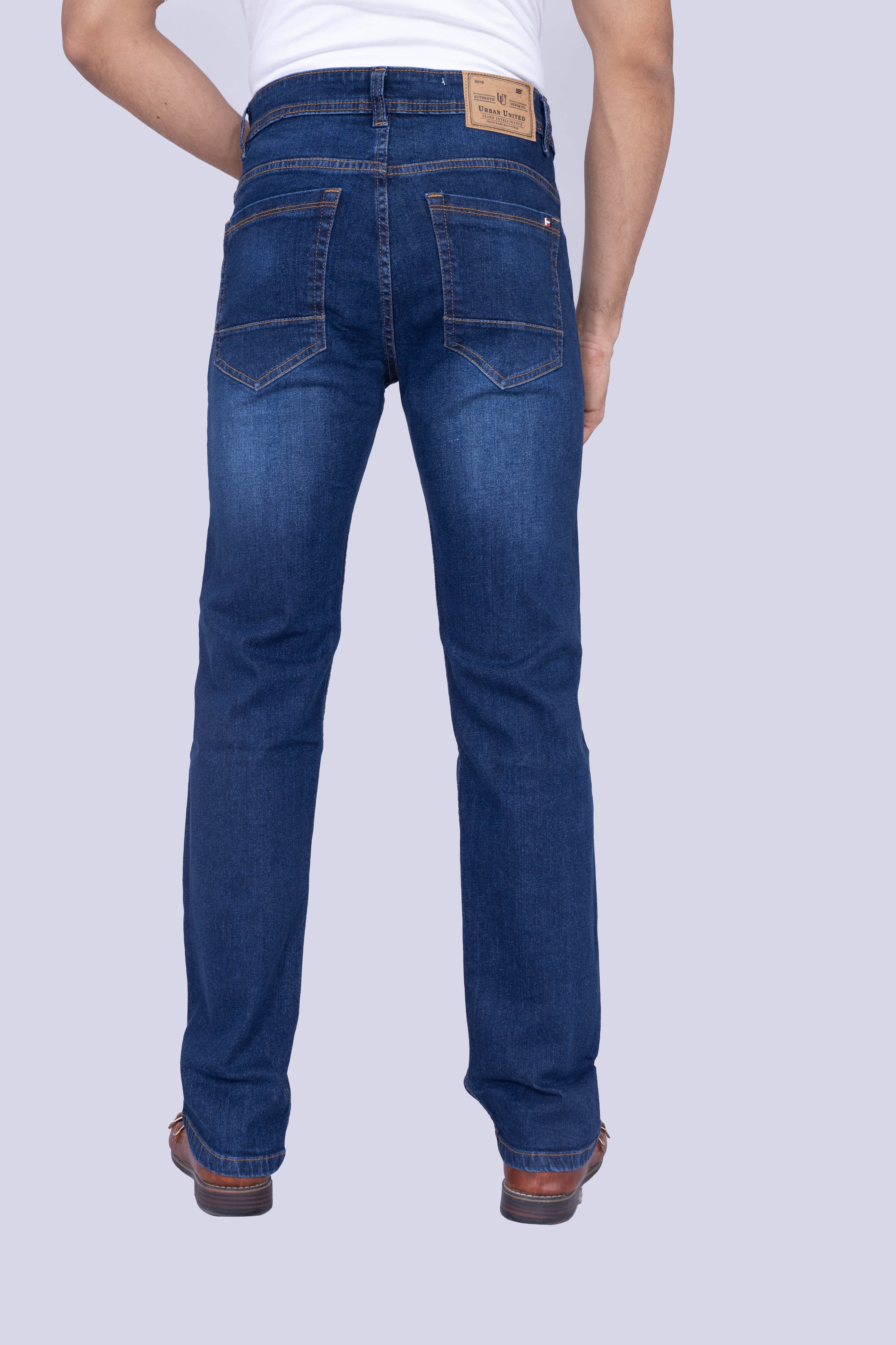 Vintage Classic Blue Straight Fit Jeans