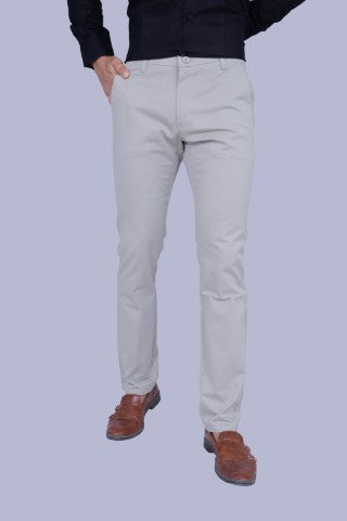 Beige Regular Fit Cotton Chinos