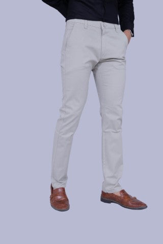 Beige Regular Fit Cotton Chinos