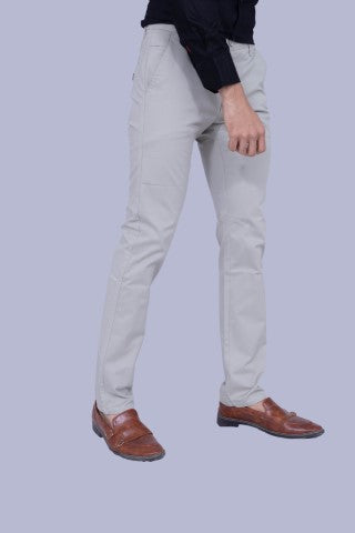 Beige Regular Fit Cotton Chinos