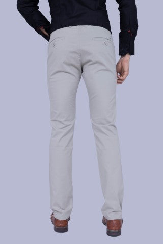 Beige Regular Fit Cotton Chinos