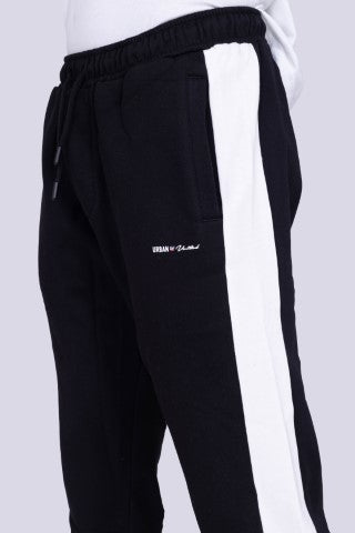 Black and White Joggers for Men