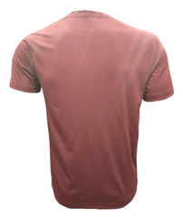 Printed Round Neck VSB-SJRN Print Wine T Shirt